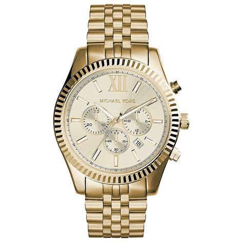 mens gold michael kors watch|michael kors mk 8281.